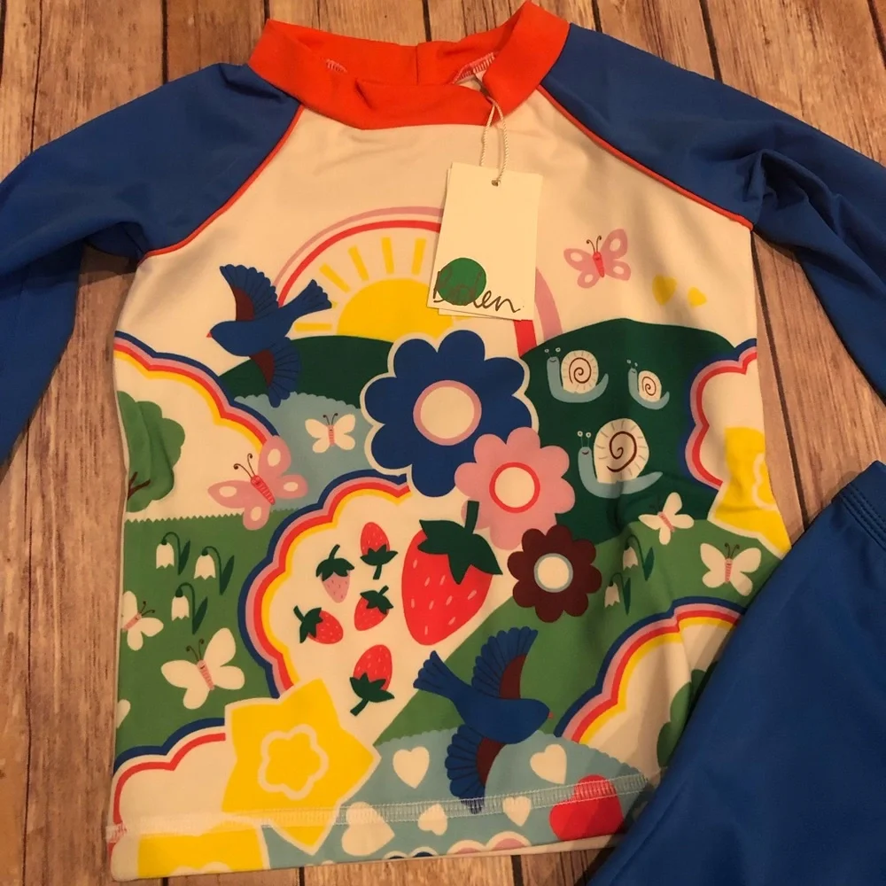 Mini Boden Rashguard set - Picture 3 of 5